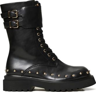 Twin-Set Anfibi con fibbia - Nero