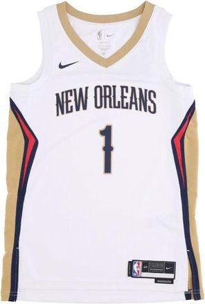 Nike Zion Williamson Basketball Tanktop 2022/23 - Heren - Fitness - Wit - XL - Polyester - Fitness