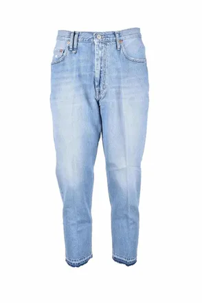 Cycle Light Blue Straight Cotton Jeans