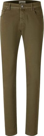 Jacob Cohen Heren, Jeans, Groen, Maat: W34 Katoen