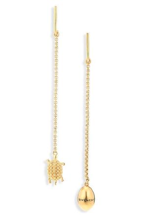 Givenchy Lucky Charms Mismatched Drop Earrings in Golden Yellow at Nordstrom