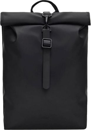 Rains Rolltop Rucksack Mini W3 - - Bags - unisex - Nero - ONE SIZE