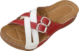 Generic Womens Mules with Footbed, Orthopaedic Shoes, Womens Platform Sandals, Slippers, Wedge Sandals, Pumps, Non-Slip Slippers, Peep Toe Summer Shoes, Comfo