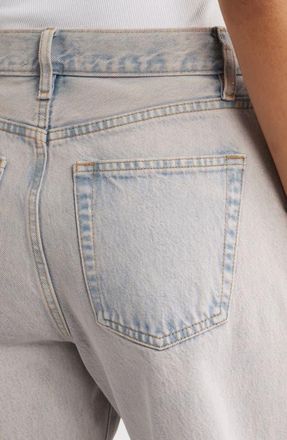 Frame Denim The Bow High Waist Barrel Jeans in Wisteria at Nordstrom, Size 32