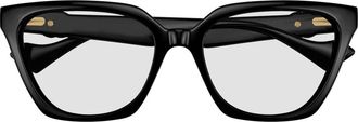 Gucci Gg 1542S 001 Zonnebril - Dames - Brillen - Zwart - 55 MM - Accessoires