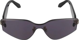 Bulgari Accessoires, Dames, Grijs, ONE Size, Serpenti Shield Zonnebril