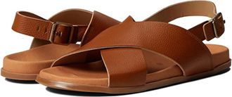 Eric Michael Womens Eric Michael Apollo Sandals -6 Brown Leather Ankle Strap ZAP1077