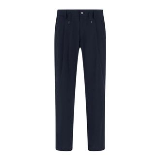 Herno Heren, Broeken, Blauw, Maat: XL Wol