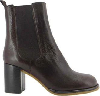 Roberto Festa Milano Muriels Boot - Dames - Laarzen met Hak - Bruin - 37 EU - Leer - Schoenen