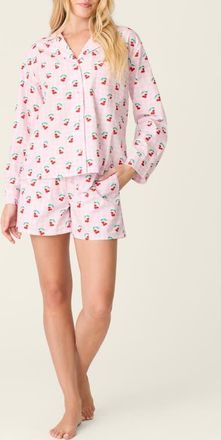 PJ Salvage After Party Short Pajamas in Powder Pink at Nordstrom, Size X-Large
