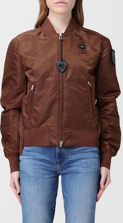 Blauer Bomber in poliestere Blauer