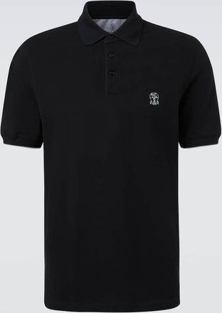 Brunello Cucinelli Logo cotton polo shirt