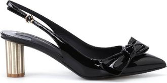 Ferragamo Ferragamo Aulla 55 Leather Slingback Pumps, Size 7 C