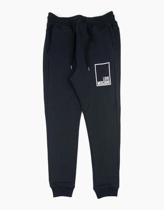 Love Moschino Mens Love Moschino Box Logo Bottoms Black - Size: 44/Regular