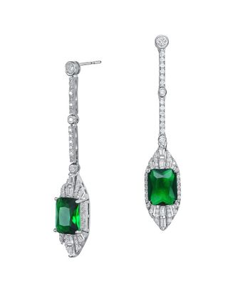 Genevive Silver Earrings