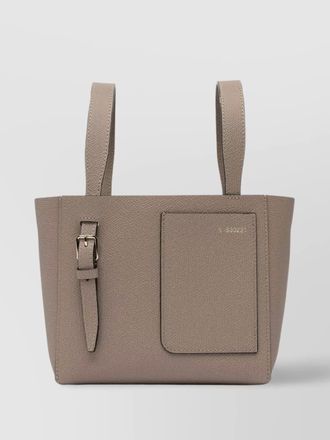 Valextra leather tote bag