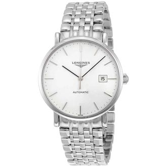 Longines Elegant Automatic White Dial Mens Watch L4.910.4.12.6