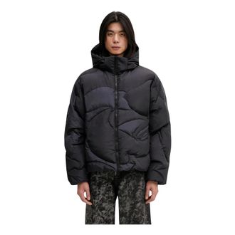 A Bathing Ape Mega Color Camo Quilted Down Jacket - Heren - Gewatteerde jassen - Zwart - M - Polyester - Jassen