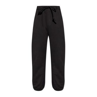 Dolce & Gabbana Sweatpants, male, Black, Size: S Sweatpants with cuffed legs