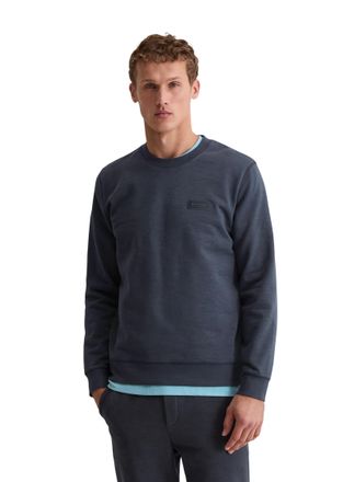 Marc O'Polo Sweatshirt MARC OPOLO regular fit aus weichem Bio-Baumwoll-Sweat, Herren, Gr. XXL, schwarz navy, Sweatware, Obermaterial: 100% Baumwolle, regular fit 