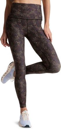 Beyond Yoga SoftMark Caught in the Midi High Waist Leggings in Ditsy Leopard at Nordstrom Rack, Size Medium