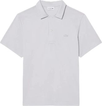 Lacoste Paris Open Hals Geborduurde Polo - Heren - Polos - Grijs - XL - Katoen - Tops