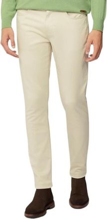 Harmont & Blaine Stretch 5 Zakken Broek - Heren - Chinos - Beige - 2XL - Katoen - Broeken