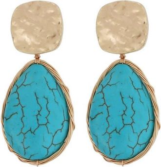 Panacea Turquoise Teardrop Earrings at Nordstrom