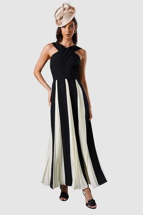 Coast Cross Front Maxi Dress in Mono at Nordstrom, Size 14