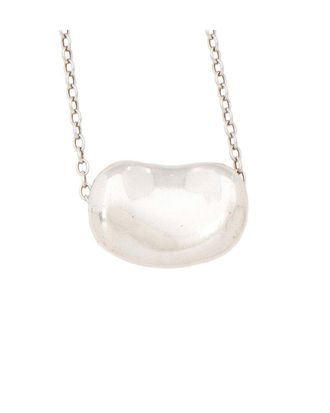 Tiffany & Co. Tiffany & Co Sterling Silver Tiffany & Co. Elsa Peretti Sterling Silver Bean 18Mm Necklace (Authentic Pre-Loved)