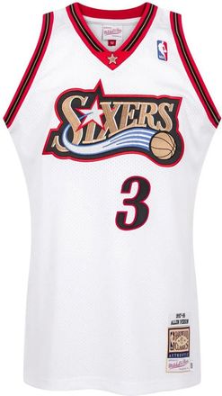 Mitchell & Ness T-shirt Philadelphia 76ers Allen Iverson - Bianco