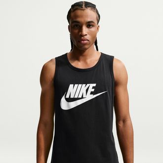 Nike Mens Nike Sportswear Tank Top in Black | AR4991-013