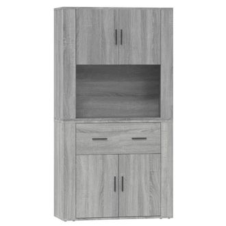 Berkfield Home Highboard Grey Sonoma Engineered Wood