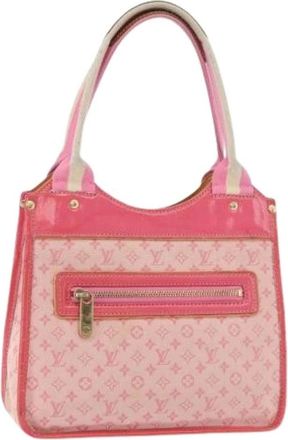 Louis Vuitton Pre-owned Handbags, female, Pink, Size: ONE SIZE Pre-owned Monogram Mini Canvas Hand Bag