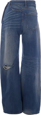 Maison Margiela Womens Jeans Twist Medium Blue