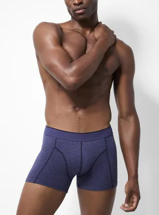 Le 31 Mens 3 contrast-seam trunk Organic cotton