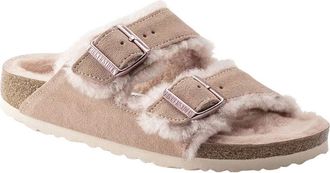 Birkenstock Arizona Shearling Suede Sandal