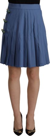 Dolce & Gabbana Dolce Gabbana Geplooide Mini Rok