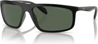 Emporio Armani Stijlvolle zonnebrillencollectie - unisex - Zonnebrillen - Zwart - 64 MM - Accessoires