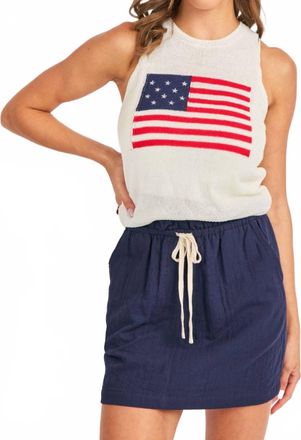 Sadie & Sage Spirit Sweater Tank Top In Ivory