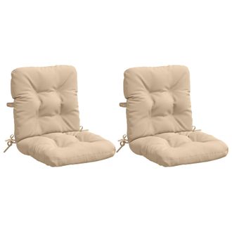 vidaXL Cojines Para Sillas De Respaldo Alto En 2 Piezas Vianen 2 Pcs Vidaxl