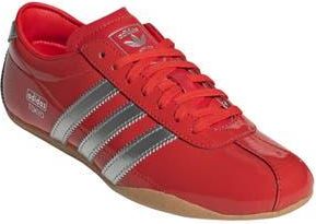 adidas Tokyo Low Top Sneaker in Red/Silver Metallic/Gum at Nordstrom Rack, Size 8.5