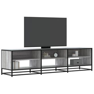 Berkfield Home TV Cabinet Grey Sonoma 180x40x46 cm Engineered Wood | Size: 180 x 40 x 46 cm