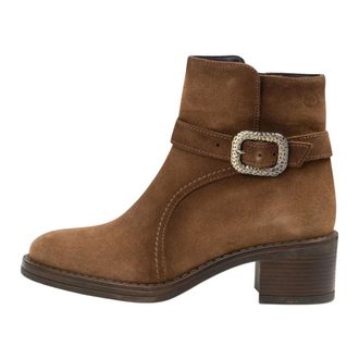 Tamaris Tronchetto in Pelle - - Shoes - Donna - Marrone - 37 EU