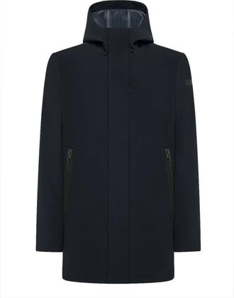 Roberto Ricci Design Blauwe Winter Thermo Jas - Heren - Parka Jassen - Blauw - 4XL - Jassen