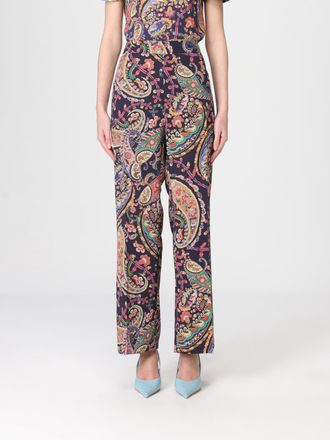 Etro Pantaloni straight paisley multicolor Etro