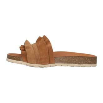 Verbenas Schoenen, Dames, Bruin, 38 EU, Leer, Rocio Sandal