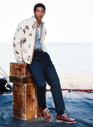 Le 31 Mens Pleated chinos Reykjavik fit - Tapered with pleats