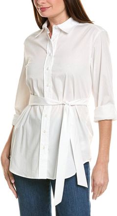 Jones New York Belted Roll Sleeve Tunic