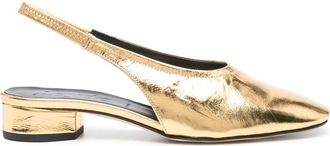 Aeyde 30 mm Dua slingback pumps - Goud